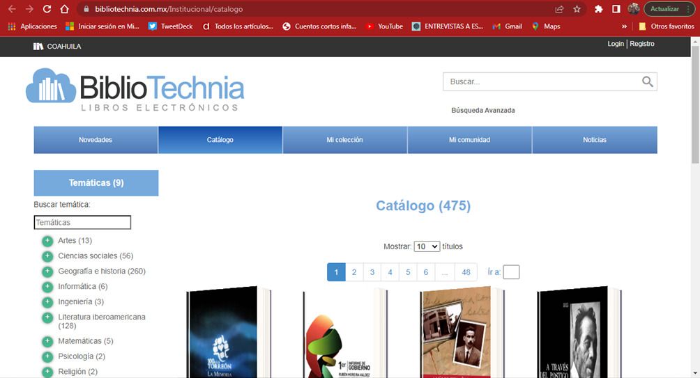 Miles de títulos gratuitos en Biblioteca Digital