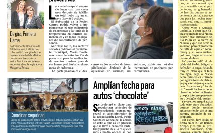 Portada Región Centro [17 de julio de 2022] Aumentan contagios en Monclova; Amplían fecha para autos ‘chocolate’ y más…