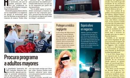 Portada Región Centro [18 de julio de 2022] Sin mamografías hospital de Monclova; Procura programa a adultos mayores  y más…