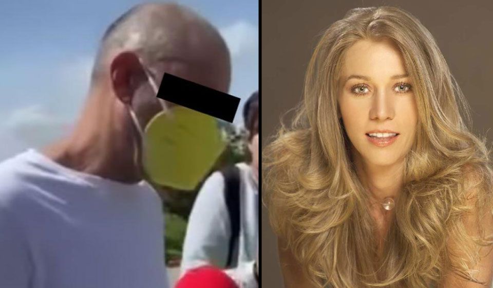Comparten fotografía de Mónica Dossetti tras agresión de su hermano