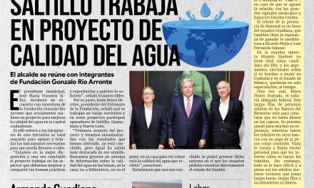 Portada RCG MEDIA [13 de julio de 2022] Saltillo trabaja en proyecto de la calidad del agua; Labor de los abogados es decisiva y más…