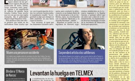 Portada RCG MEDIA [23 de julio de 2022] Coahuila está en paz y seguro: MARS; Agradece Chema esfuerzo de todos y más…