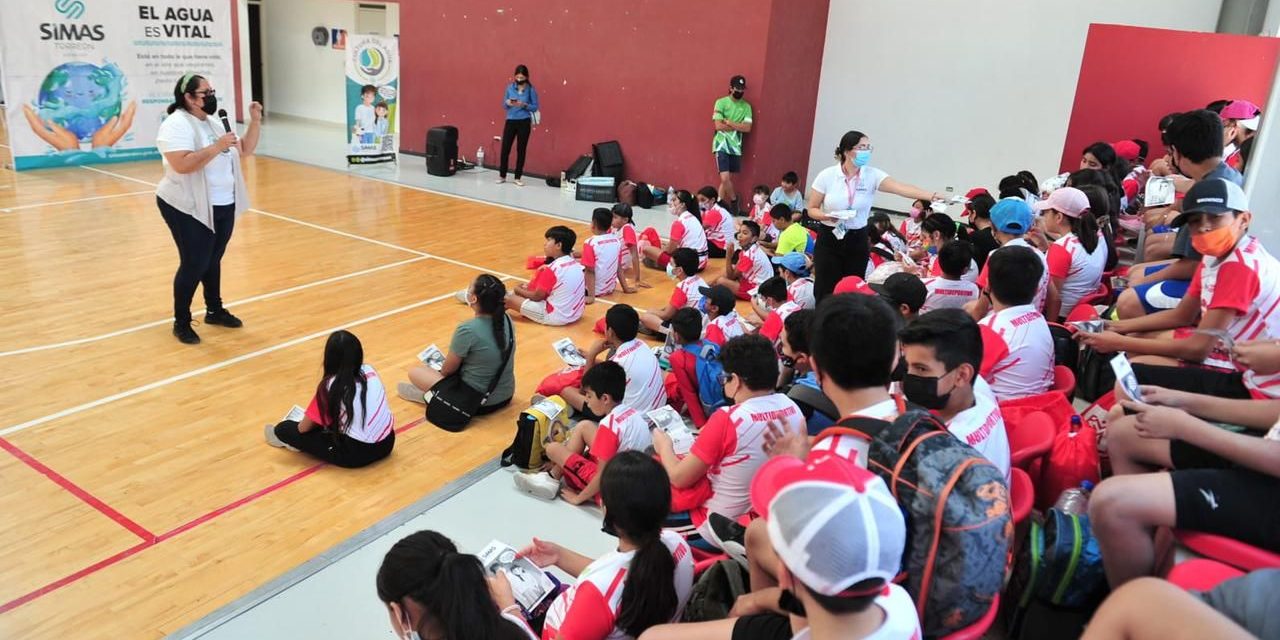Promueven cultura del agua en curso de verano de Torreón