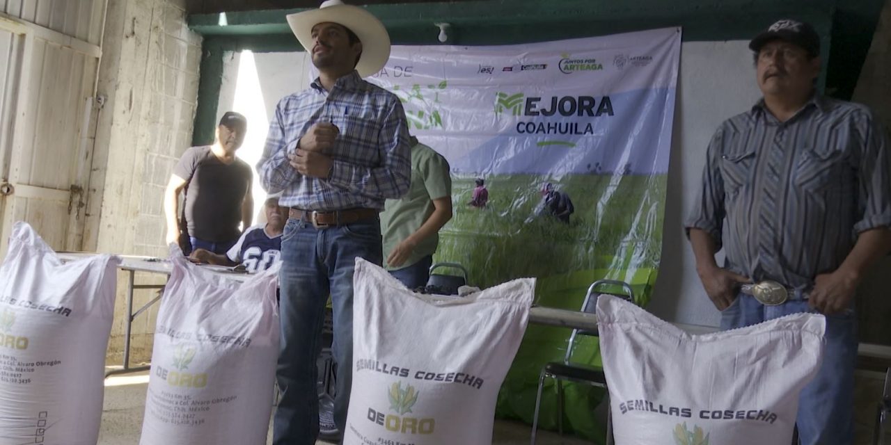 Llega apoyo a productores de Arteaga