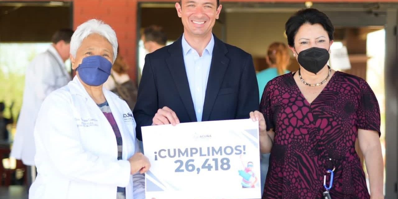 Gestionan vacunas para niños de la frontera en Acuña