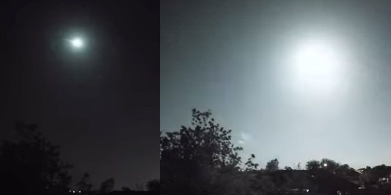 Extraña bola de fuego ilumina el cielo nocturno de Texas (video)