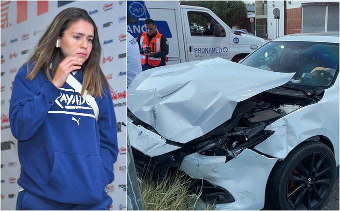El aparatoso accidente de una jugadora de Rayadas de Monterrey