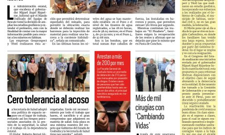Portada Región Centro [17 de agosto de 2022] Trabajan en nueva estrategia de rescate y más….