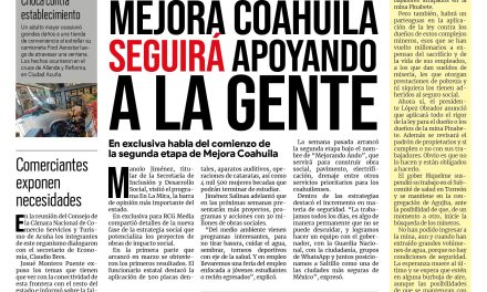 Portada Región Fronteriza [09 de agosto de 2022] Entregan mil becas ‘Contigo en la educación’ en Acuña; comerciantes exponen necesidades al estado; y más..