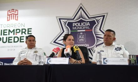 Índices delictivos se mantienen a la baja en Torreón