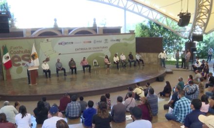 Se cumplen metas de escrituración en Coahuila