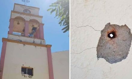 Sacerdote abandona iglesia en Michoacán tras ser destruida por narcotraficantes