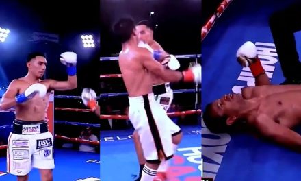El brutal y polémico nocaut de un boxeador a su rival que estaba indefenso