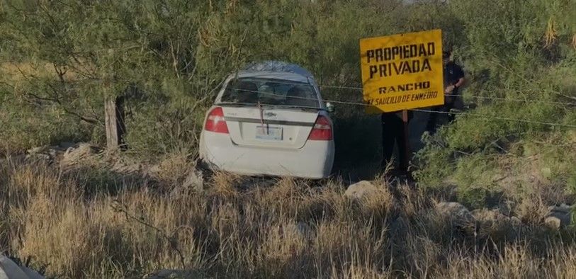 Saltillo: Hombre se queda dormido y sale del camino en en Libramiento Flores Tapia