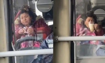 Imagina vivir en Suiza y perderte a la mujer que se prepara unas ‘miches’ mientras viaja en camión (video)