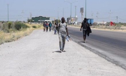 Disminuye cantidad de migrantes en caravana por Coahuila