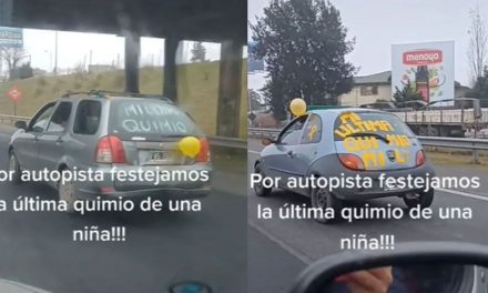 Mi última quimio: Con caravana de autos festejan que una niña venció al cáncer