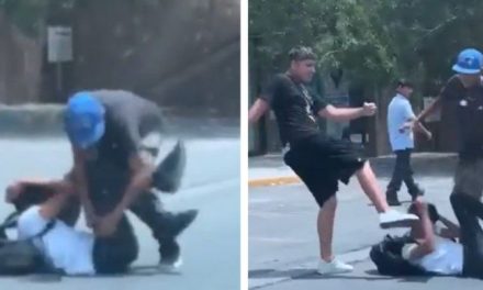 Indignante: El brutal ataque y golpiza que recibió un estudiante del Conalep en NL (video)
