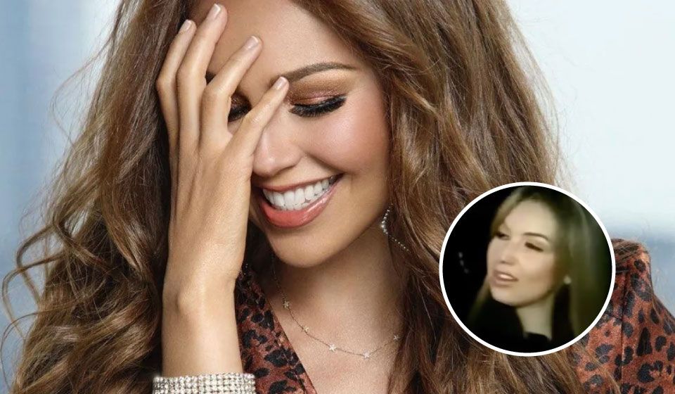 ‘No se te pegue lo de María la del Barrio, hijo’: Thalía se ríe de reportero