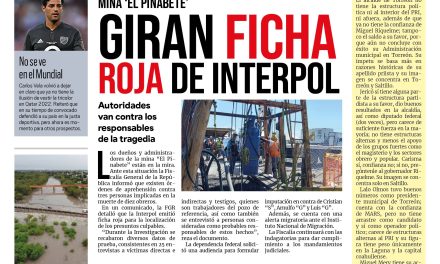 Portada Región Centro [13 de septiembre de 2022] Giran ficha roja de Interpol contra dueños de El Pinabete; Continúan ayudando a damnificados en Múzquiz; y más…