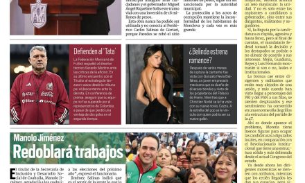 Portada Región Centro [29 de septiembre de 2022] Impunidad en saqueo a Monclova; Mi alianza siempre con los ciudadanos: Manolo Jiménez; y más…