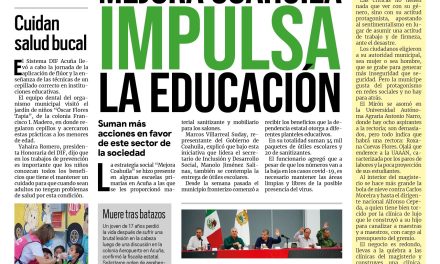 Portada Región Fronteriza [20 de septiembre de 2022] Mejora Coahuila impulsa la educación en Acuña; Cuidan salud bucal de niños en Acuña; y más…