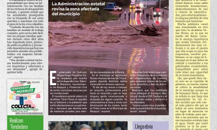 Portada RCG MEDIA [2 de septiembre de 2022] Nueva tragedia en Coahuila: Múzquiz bajo el agua; MARS ratifica compromiso con familias de desaparecidos en Coahuila; y más…