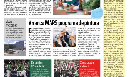 Portada RCG MEDIA [20 de septiembre de 2022] Uso de mascarilla deja de ser obligatorio: MARS; Protección Civil es tema prioritario: Chema Fraustro; y más…