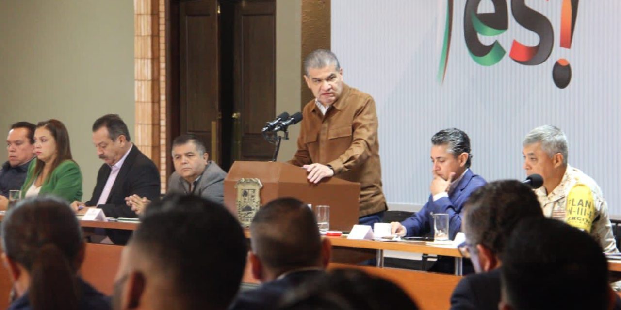 MARS prioriza coordinación en Consejo Estatal de Seguridad