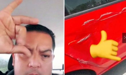 Le chocan el auto a un señor en Monterrey… responsables dicen que fue ‘de chill’ y escapan