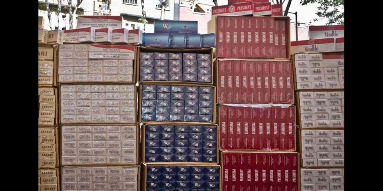 Aduanas de México destruirán 1.8 millones de cigarrillos ilegales