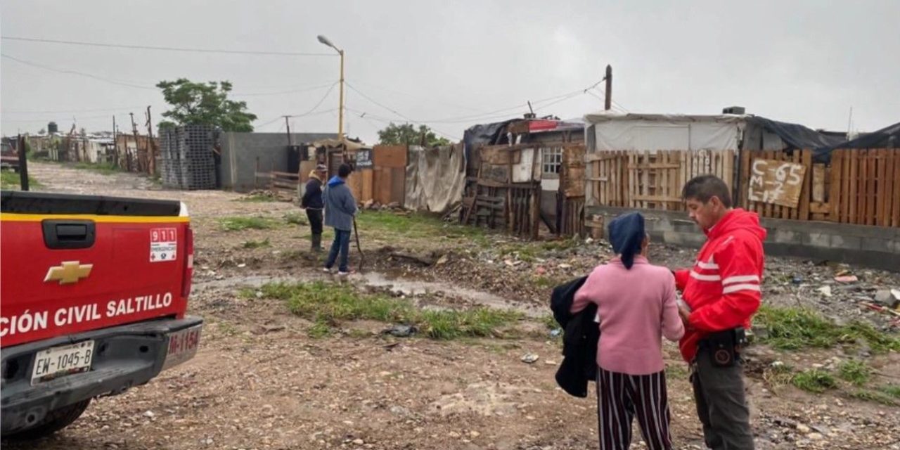 Registran leves daños por lluvias en Saltillo