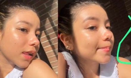 Joven le presta el celular a su amiga para tomarse fotos y descubren un aterrador rostro que las observaba