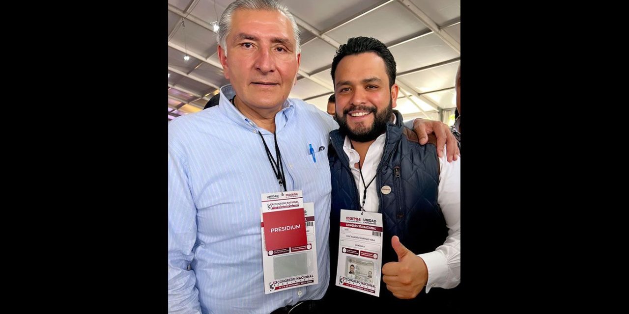 Alberto Hurtado se reúne con Adán Augusto López en Congreso Nacional de Morena