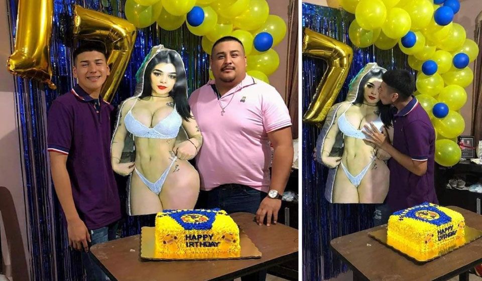 Joven de Piedras Negras festeja cumpleaños con piñata de Karely Ruiz