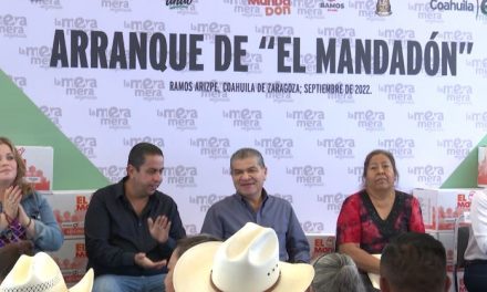 Gobernador lleva apoyos al ejido Paredón con programa ‘El Mandadón’, en Ramos Arizpe