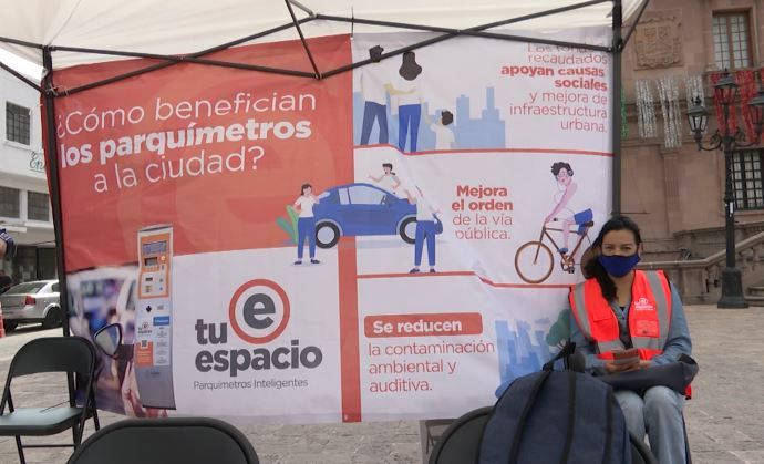 Instalan primeros parquímetros inteligentes en Centro de Saltillo