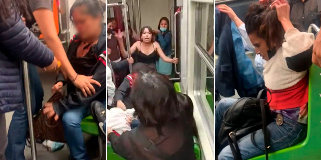 Así fue la brutal pelea en el metro de la Ciudad de México entre dos mujeres que le dio la vuelta al mundo (video)