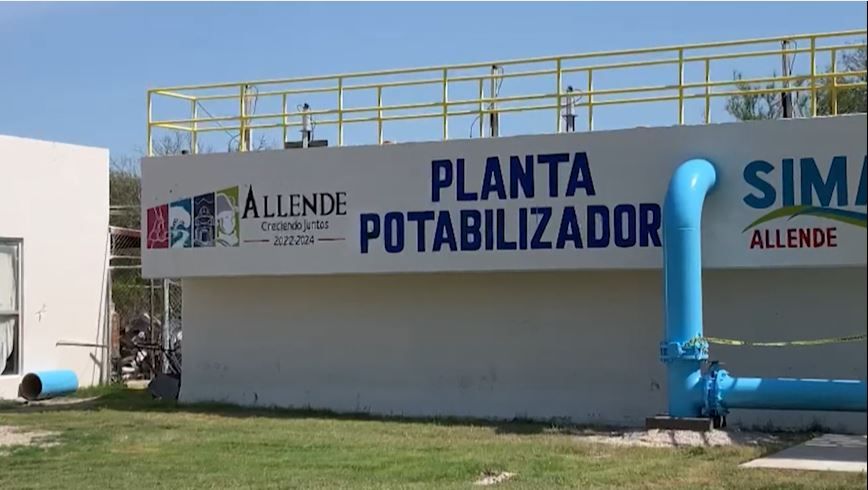 Se cumple sueño para Allende: inauguran planta potabilizadora