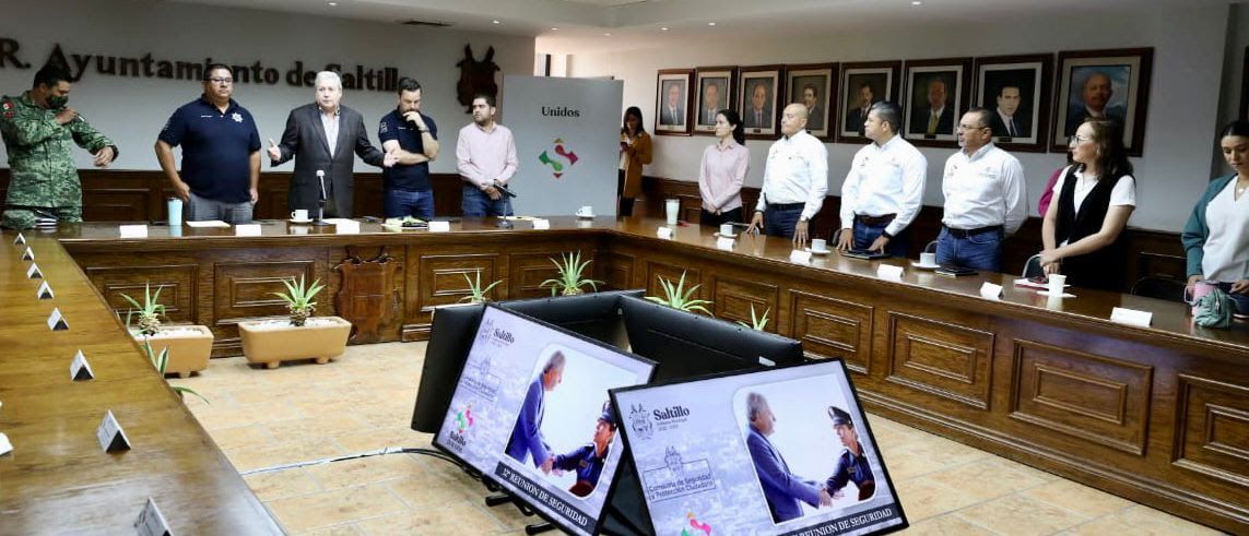 Se mantienen unidos por la seguridad en Saltillo