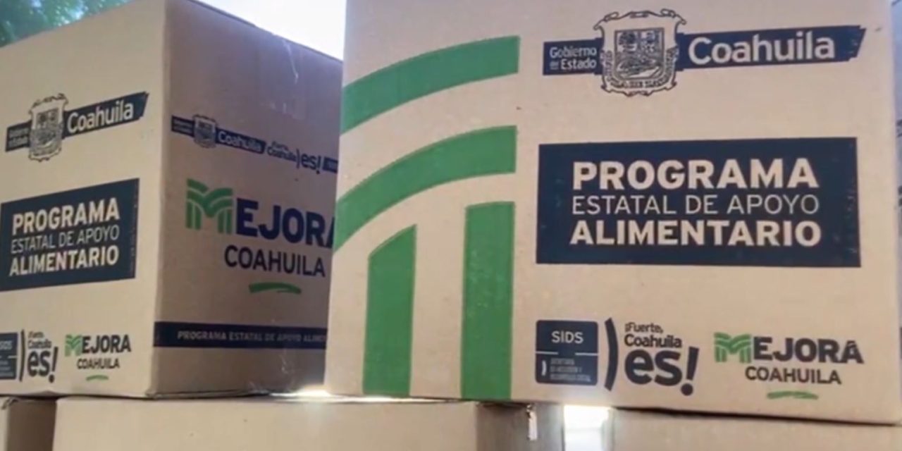 Coahuila mantendrá programas alimentarios de Mejora Coahuila