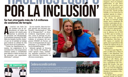 Portada Región Carbonífera [3 de octubre de 2022] ‘Hacemos equipo por la inclusión’; Otorgan documento gratuito  y más…
