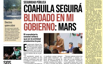Portada Región Carbonífera [14 de octubre de 2022] Coahuila da golpe al crimen organizado: MARS; Limpia panteones en Sabinas ; y más…