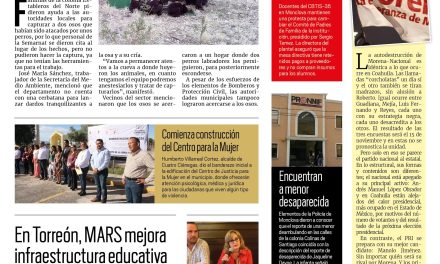 Portada Región Centro [25 de octubre de 2022] Semarnat trata de capturar osos; Reuniones permiten abordar avances: MARS y más…