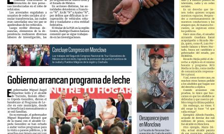 Portada Región Centro [4 de octubre de 2022] Desarticula FGE de Coahuila banda de roba coches en la región Centro; Lanzan presunta amenaza de balacera en Monclova; y más…