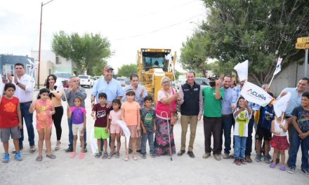 Acuña impulsa obras de pavimentación