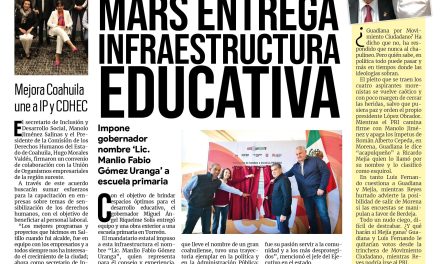 Portada RCG MEDIA [11 de octubre de 2022] MARS entrega infraestructura educativa; IP del Sureste y Derechos Humanos trabajaran en conjunto; y más….