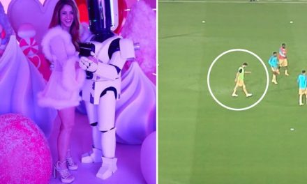 Ponen ‘Te Felicito’ de Shakira en partido donde estaba Gerard Piqué: así reaccionó