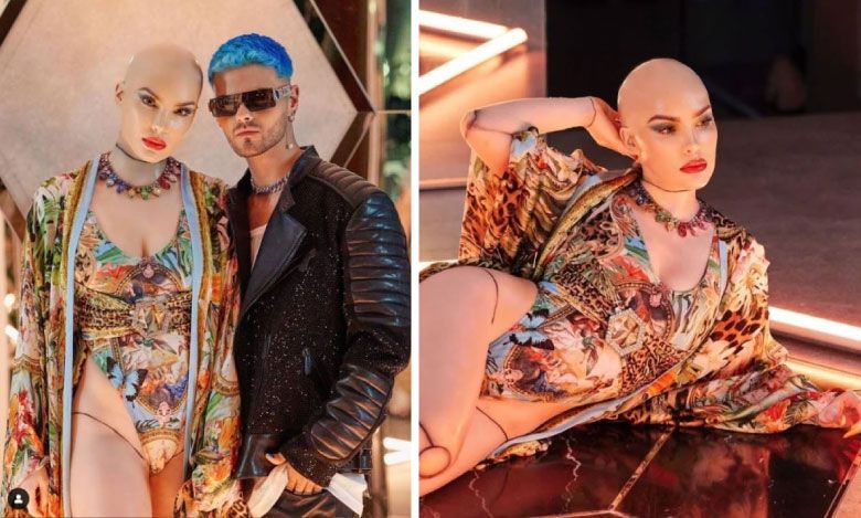 Belinda sorprende convertida en maniquí sin cabellera en su nuevo sencillo (video)