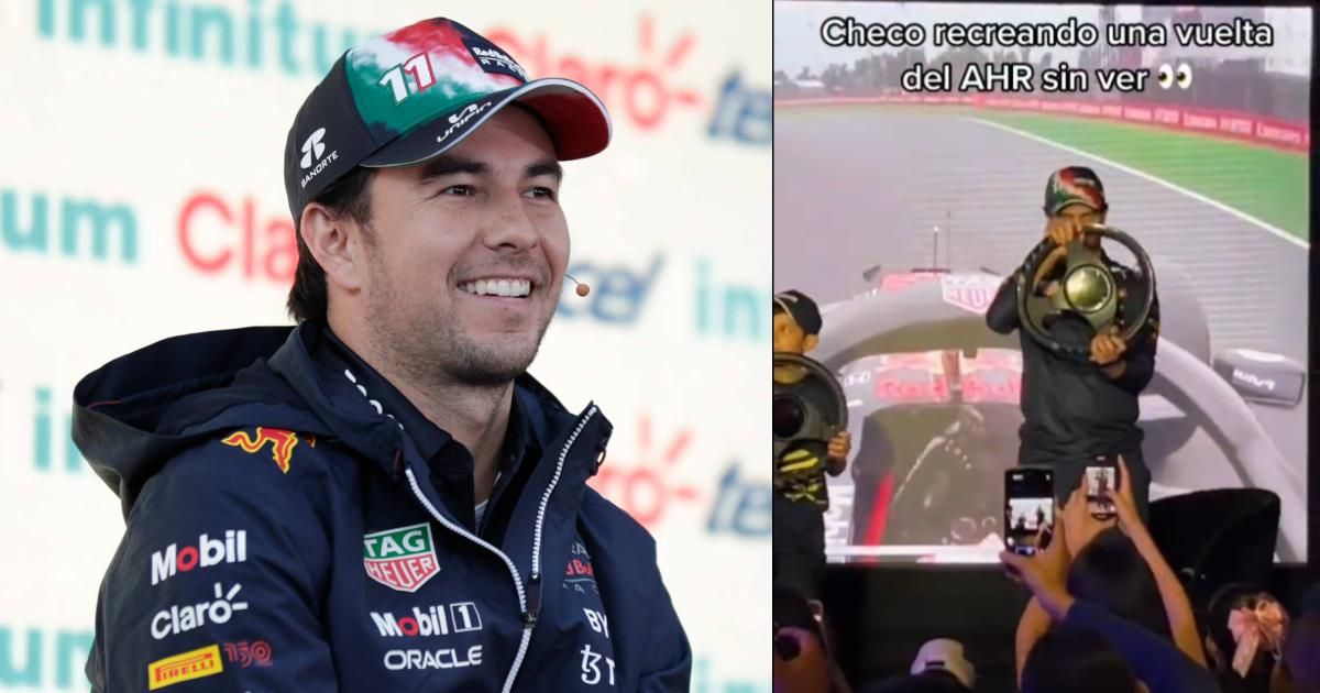 ‘Checo’ Pérez se sabe de memoria el Autódromo Hermanos Rodríguez… lo ‘corre’ con los ojos cerrados